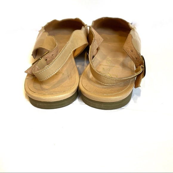 | fs/ny | tan scalloped slingback flats - Picture 5 of 8